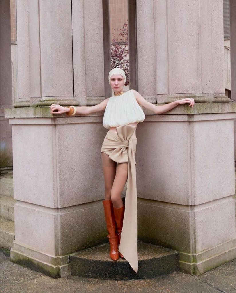 RAY TOP WITH RIVULET SKIRT