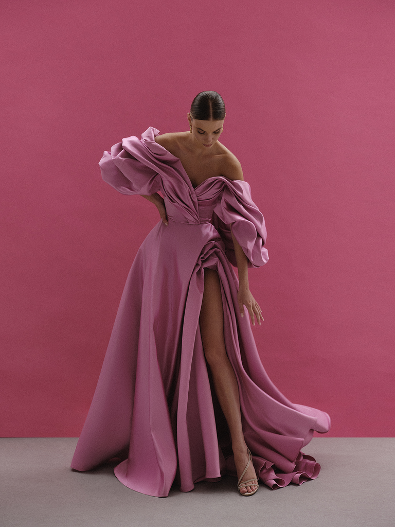 MONETRE VOLUME SCULPTED DRESS