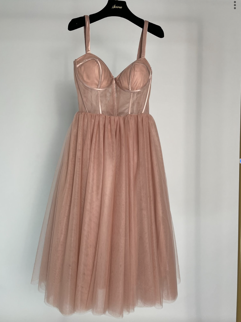 _Ballerina Corset Midi Dress in Pink