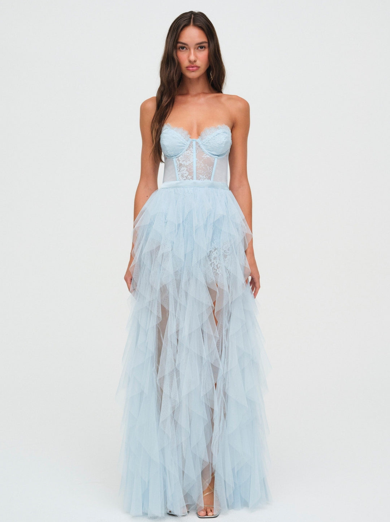 FOR LOVE & LEMONS BUSTIER GOWN