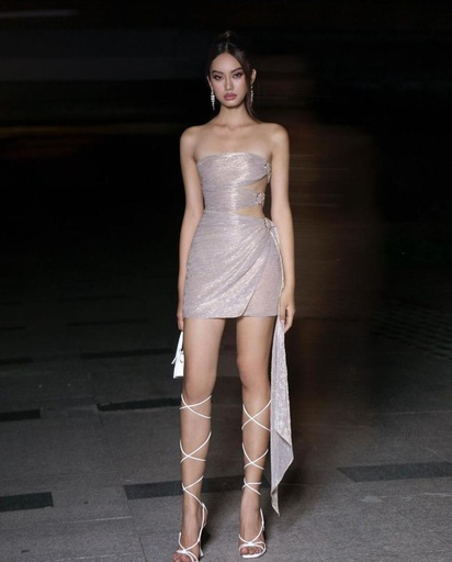 LASSY GODDESS MINI DRESS