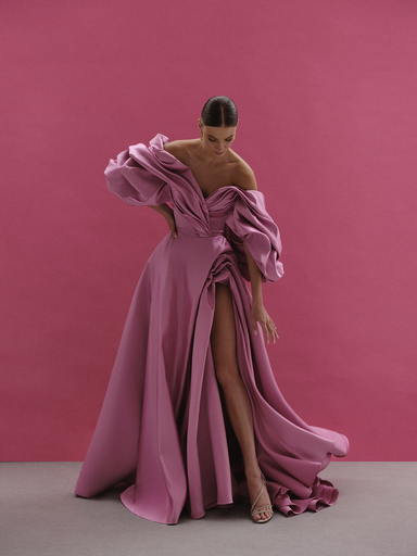 MONETRE VOLUME SCULPTED DRESS