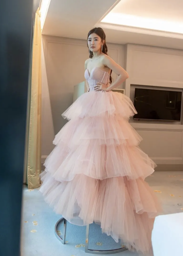 Waterfall Tulle Dress