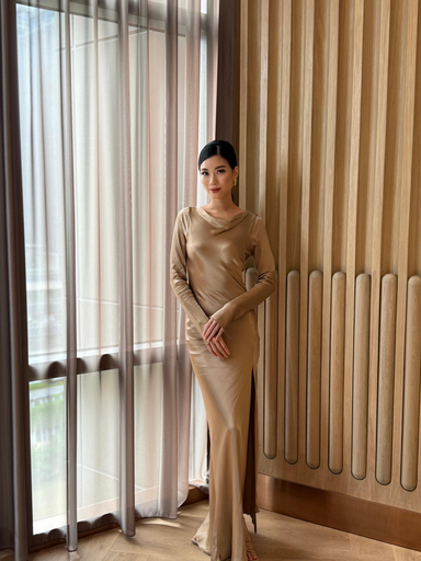 BEC + BRIDGE MOON DANCE LONG SLEEVE DRESS