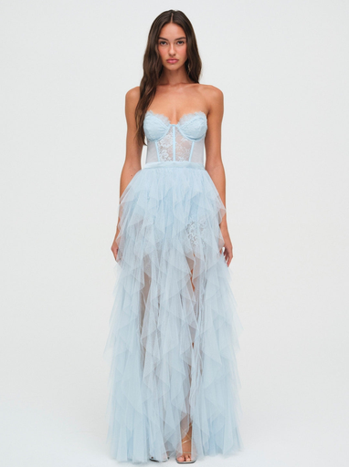 FOR LOVE & LEMONS BUSTIER GOWN