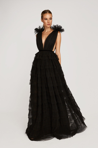 SAU LEE SABRINA TULLE GOWN